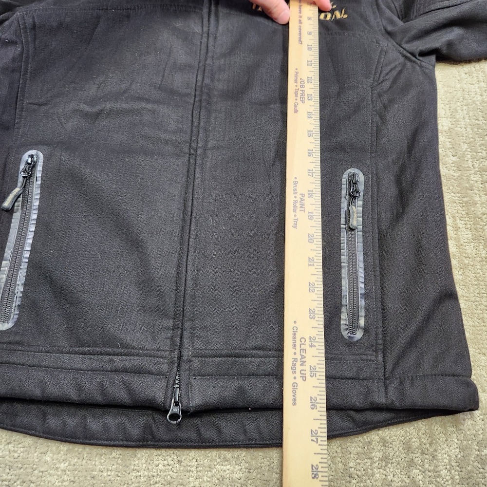 Harley Davidson Riding Jacket Men Medium Parkside Racer Fleece Lined Black DWR - Picture 7 of 9